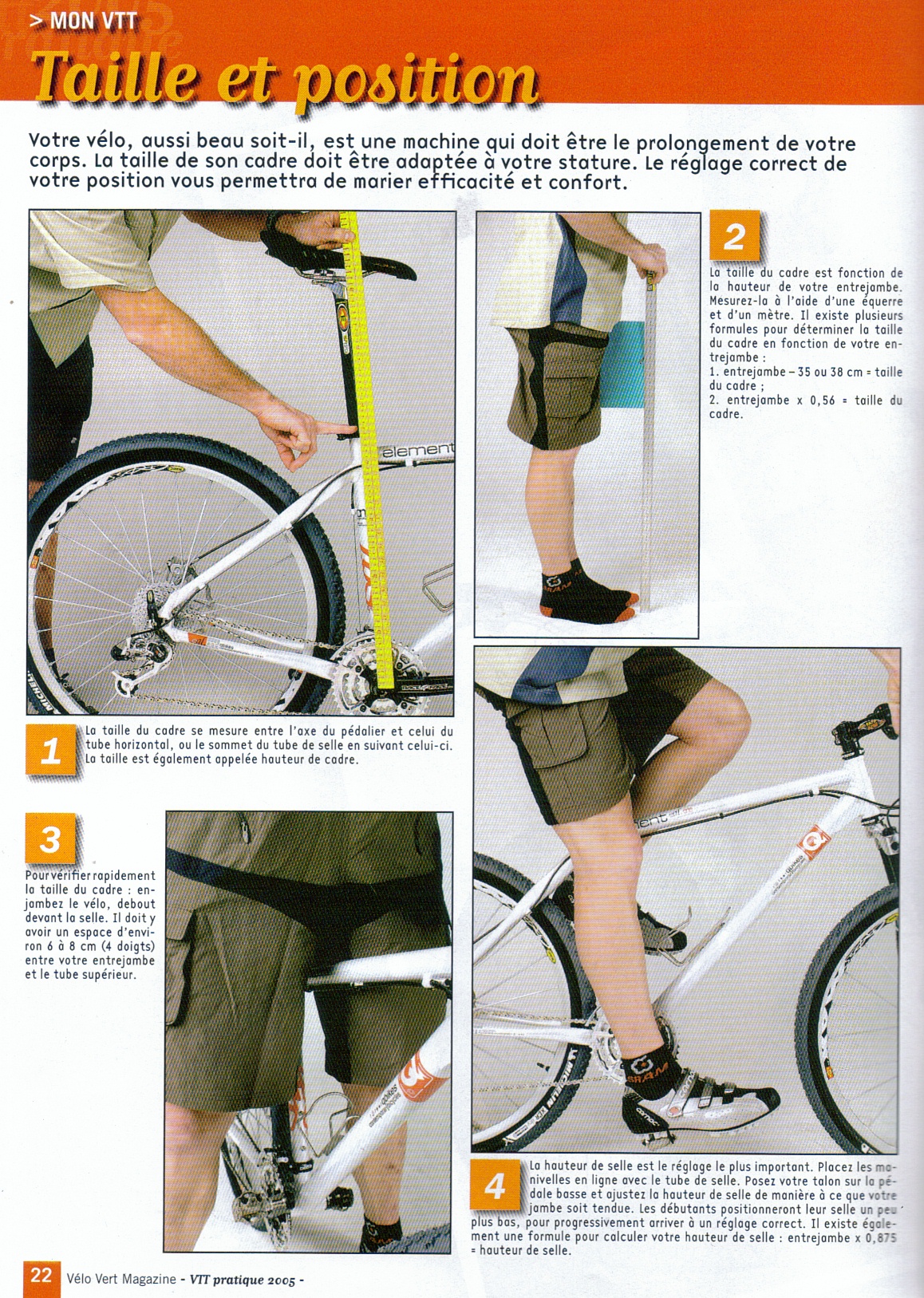 Réglage position Page 17